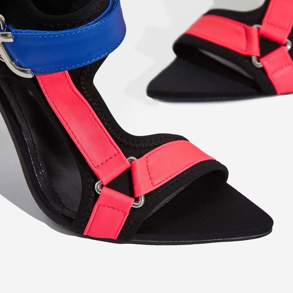 New Hook Loop Multi Gladiator Ankle Strap Sandal - image 4